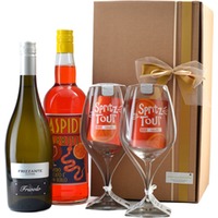 Aspide Bitter + Frizzante mit 2 Gläsern im Präsentkarton