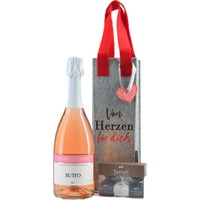 Geschenkset Prosecco Rosé + Tartufi + Filztasche