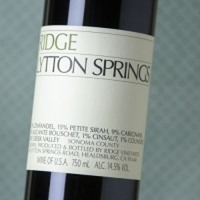Ridge Lytton Springs