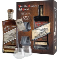 Vecchio Amaro del Capo Riserva 100 Jahre 0,7l 37,5% in Geschenkbox| Caffo