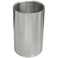 Weinkühler 12 cm Edelstahl Silber