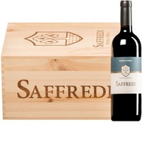 "Saffredi" Rosso Toscana IGT  Original-Holzkiste