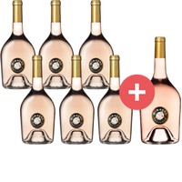 6er-Paket Miraval Rosé + GRATIS Miraval 1,5L - Weinpaket