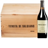 "Tenuta di Valgiano" Rosso Colline Lucchesi DOC  Original-Holzkiste