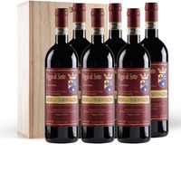 Poggio di Sotto Brunello di Montalcino DOCG - 6 Flaschen in Original Holzkiste