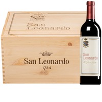 "San Leonardo" Rosso Vigneti delle Dolomiti IGT  Original-Holzkiste