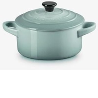 Mini-Cocotte aus Steinzeug 10 cm sea salt