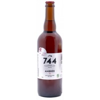 Biere Ambree 75cl - Brauerei 744