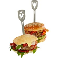 Hamburger-Spieße TORRO, 2 Stück (Stier + Fleischerbeil)