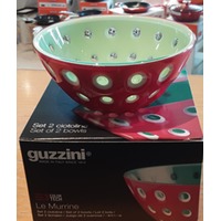 guzzini Le Murrine Schüssel 12 cm Magenta White Mint green