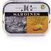 Jacques Gonidec Pikante Sardinen in Olivenöl mit 87 g 