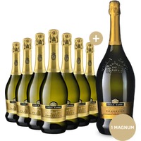7 Flaschen Villa Sandi Il Fresco Prosecco Spumante Brut + Gratis-Magnum