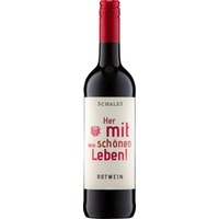 Her mit dem schönen Leben! Rotwein Cuvée, Feinherb, Rheinhessen, Rheinhessen, Rotwein