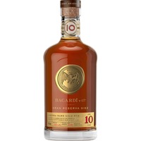 Bacardí Gran Reserva Diez, Extra Rare Gold Rum aged 10 years