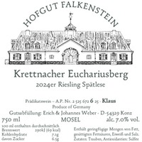 Riesling Spätlese Krettnacher Euchariusberg (Fass "Klaus" AP6) HOFGUT FALKENSTEIN