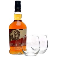 (28,43€/1l) Buffalo Trace Bourbon 0,7l 40% mit 2 Gläsern