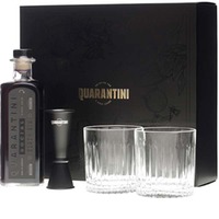 (139,80€/1l) Quarantini Social Black Gin Geschenkset 0,5 Liter 42 % Vol
