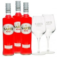 (26,90€/1l) Sarti Rosa Aperitivo - Summer Set