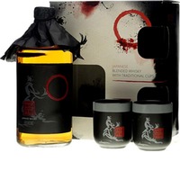 (62,71€/1l) Enso Japanese Whisky Geschenkbox + 2 Sakebecher  0,7 Liter 40 % Vol