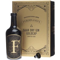 (159,80€/1l) Ferdinands Saar Dry Gin Goldcap 0,5 Liter 49% Vol