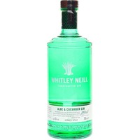 (26,11€/1l) Whitley Neill Aloe & Cucumber Gin 0,7 Liter 43 % Vol