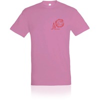 Der Mallorquiner T-Shirt Flaschenlogo rosa orchide