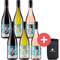 6er-Paket Artis alkoholfrei + gratis Kühlmanschette - Weinpaket