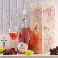 Spumante Rosé Anna-Katharina N°15 Extra Brut in Holzkiste