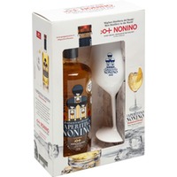 Nonino Distillatori Aperitivo Botanical Spritz mit Glas Geschenkbox 0.7 l Kräuterlikör