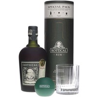 (57,00€/1l) Botucal Reserva Exclusiva im Set mit Glas und Eiskugelform 0,7 Liter 40 % Vol