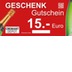 "Cremant Geschenkgutschein 15 .- Euro" 