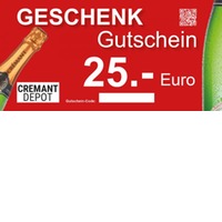 "Cremant Geschenkgutschein 25 .- Euro"