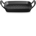 Outdoor Grillkorb quadratisch 30cm schwarz matt 