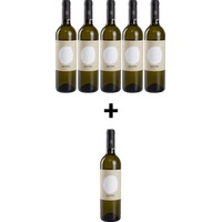 5+1 Gratis Flasche Asprolithi - Rouvalis Winery, trockener griechischer Weißwein