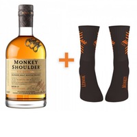 (34,14€/1l) Monkey Shoulder 0,7l 40% mit Socken Größe 43-46