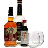 (15,56€/1l) Buffalo Trace Whisky Drink Old Fashioned Set 1,6 Liter 44 % Vol