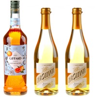 3er-Paket Nizza Pampelmuse alkoholfrei mit Raumland Zerozzante & Giffard Pink Grape Sirup