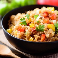 Gemüsereis mit Wildreis – bunte Reis-Gemüse-Komposition, servierfertig (2 x 140