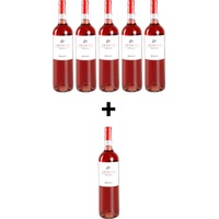 5+1 Gratis Flasche Akakies Rosé - Kir-Yianni, trockener griechischer Roséwein