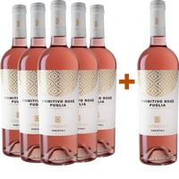 5+1 Paket Primitivo Rosé Puglia IGP - Cantine Paololeo