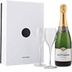Taittinger : Coffret Paradoxe Prestige Brut + 2 flûtes 
