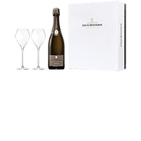 Louis Roederer : Coffret Vintage + 2 Flûtes