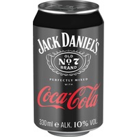 Jack Daniels & Coca-Cola Dose 10%