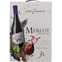 Chantenais Merlot 3,0l Bag-in-Box- Les Grands Chais de France
