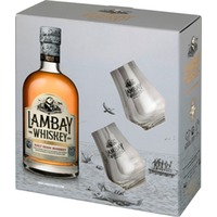 Lambay Malt Irish Whiskey Onpack mit 2 Gläsern 0.7 l Whisky