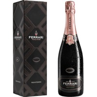 Ferrari Perlé Rosé Riserva, Trentodoc, im Geschenkkarton, Trentino, 2016, Schaumwein