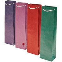 Geschenktüten für Einzelflaschen versch. Farben
