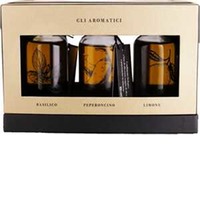 Bio-Olivenöl-Set mit Chili, Zitrone & Basilikum (3× 0,1 l)