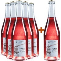 5+1 Paket Fondo Punto Zero Rosato Lambrusco Grasparossa di Castelvetro DOC BIO - La Piana Winery