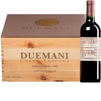 "DUEMANI" Cabernet Franc Costa Toscana IGP (BIO)  Original-Holzkiste